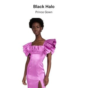 Wore once for my best friends wedding. It’s been hemmed for a 3” heel.